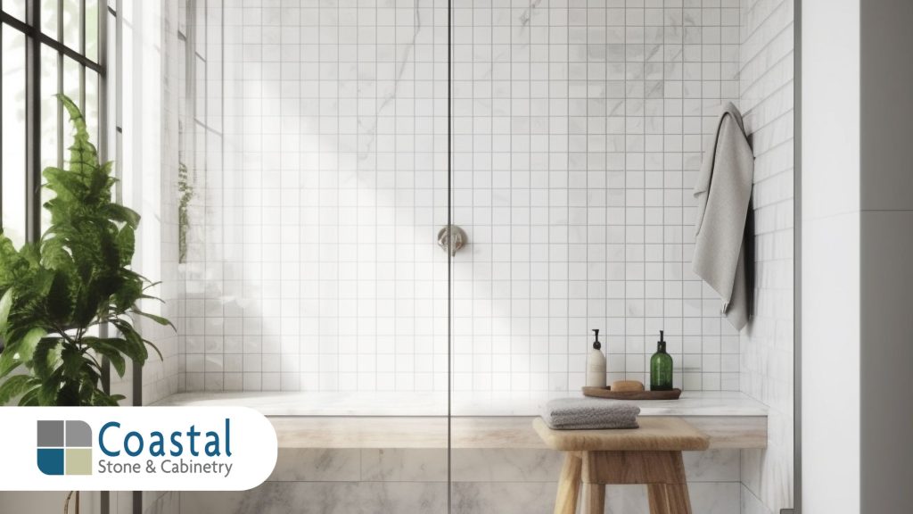 stone tile shower blog