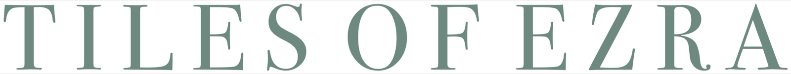 Tiles of Ezra logo